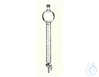 Colonna serbatoio ml.100 femmina Rodaviss NS29/32 Øi25 x 400mm Colonna per cromatografia con vite...